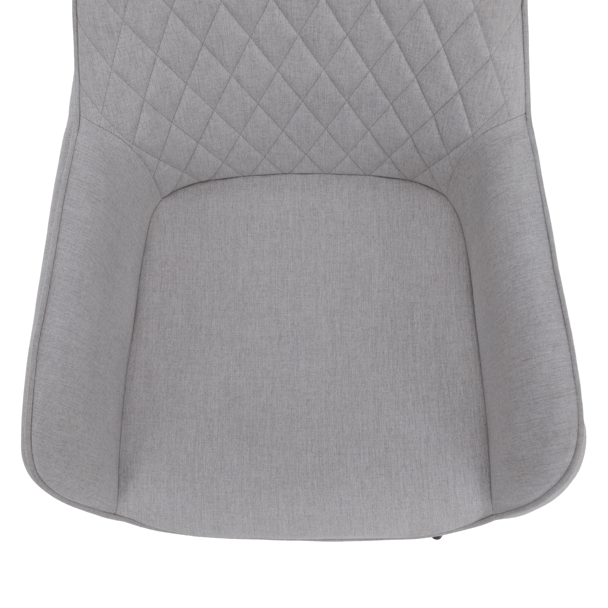 Scaun de design KOMOTINI, gri deschis/negru, 55.5x58.5x83.5 cm Kondela