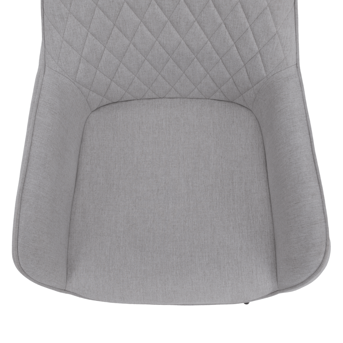 Scaun de design KOMOTINI, gri deschis/negru, 55.5x58.5x83.5 cm Kondela