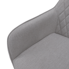 Scaun de design KOMOTINI, gri deschis/negru, 55.5x58.5x83.5 cm Kondela