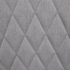 Scaun de design KOMOTINI, gri deschis/negru, 55.5x58.5x83.5 cm Kondela