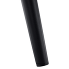 Scaun de design KOMOTINI, gri deschis/negru, 55.5x58.5x83.5 cm Kondela