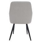 Scaun de design KOMOTINI, gri deschis/negru, 55.5x58.5x83.5 cm Kondela