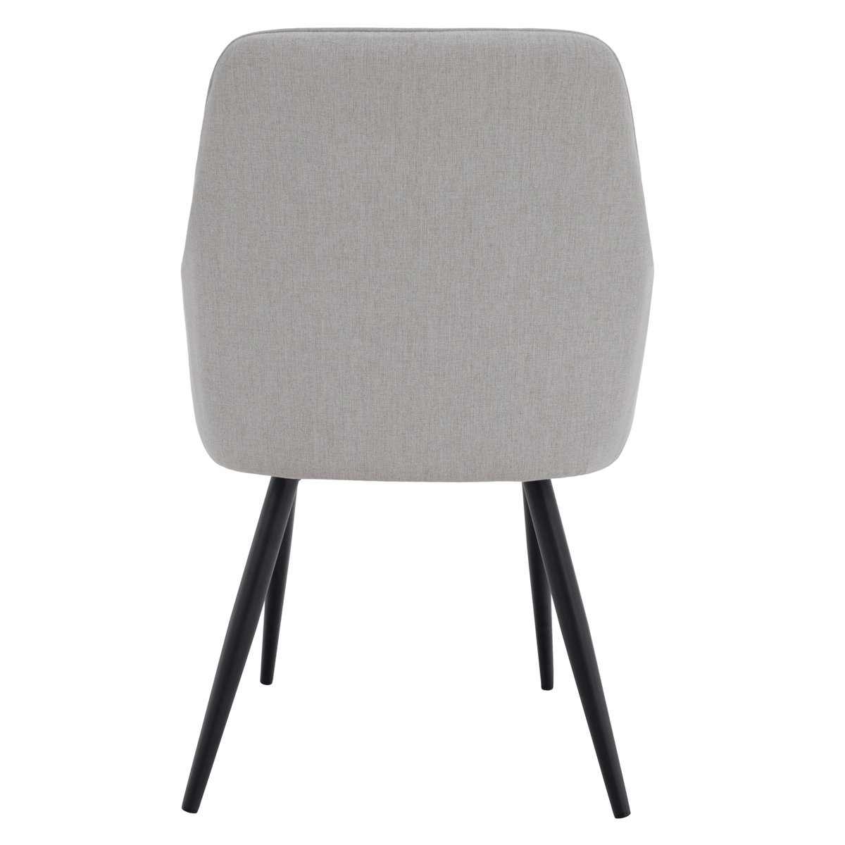 Scaun de design KOMOTINI, gri deschis/negru, 55.5x58.5x83.5 cm Kondela