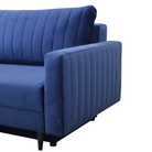 Canapea extensibilă NOVARA, albastră, 222x95x70 cm Kondela