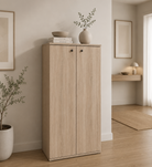Pantofar PROCIDA sonoma cu 2 uși, PAL melaminat, 55x36,5x118,5 cm Default Title Arboteca