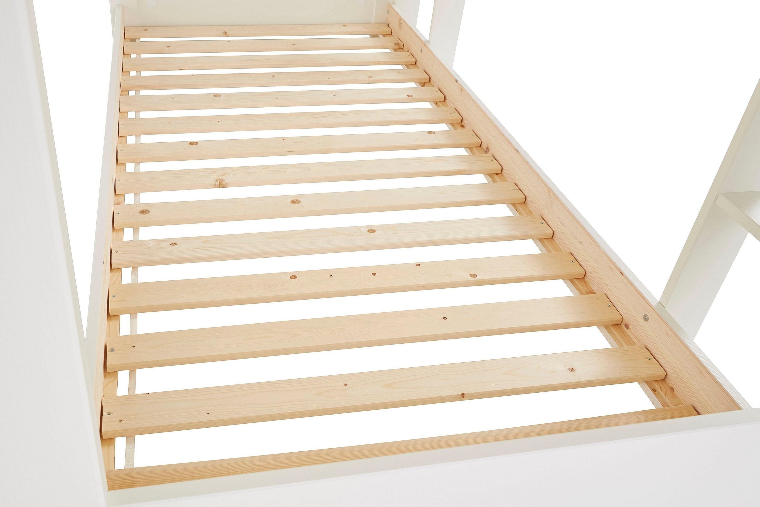 Pat etajat cu trei locuri Tipo , Alb Arboteca