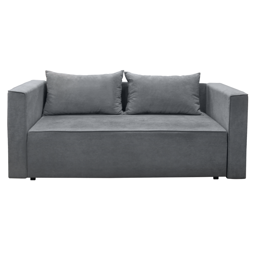 Canapea extensibilă IMOLA, gri deschis, pe dreapta, 191x80x75 cm Kondela