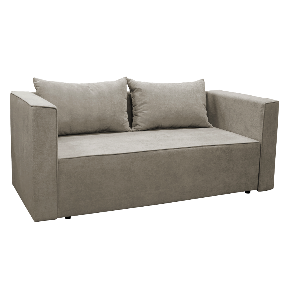 Canapea extensibilă IMOLA, bej gri Taupe, pe dreapta, 191x80x75 cm Kondela