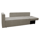 Canapea extensibilă IMOLA, bej gri Taupe, pe dreapta, 191x80x75 cm Kondela