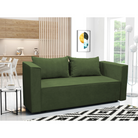Canapea extensibilă IMOLA, verde, pe dreapta, 191x80x75 cm Kondela