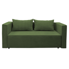Canapea extensibilă IMOLA, verde, pe dreapta, 191x80x75 cm Kondela