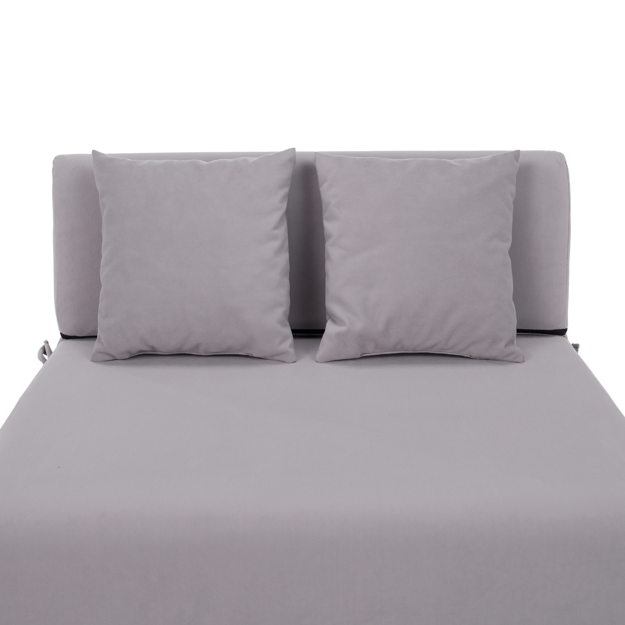 Saltea pliabilă/fotoliu extensibil SITIA, 2 in 1, gri deschis, 70x82x53 cm Kondela