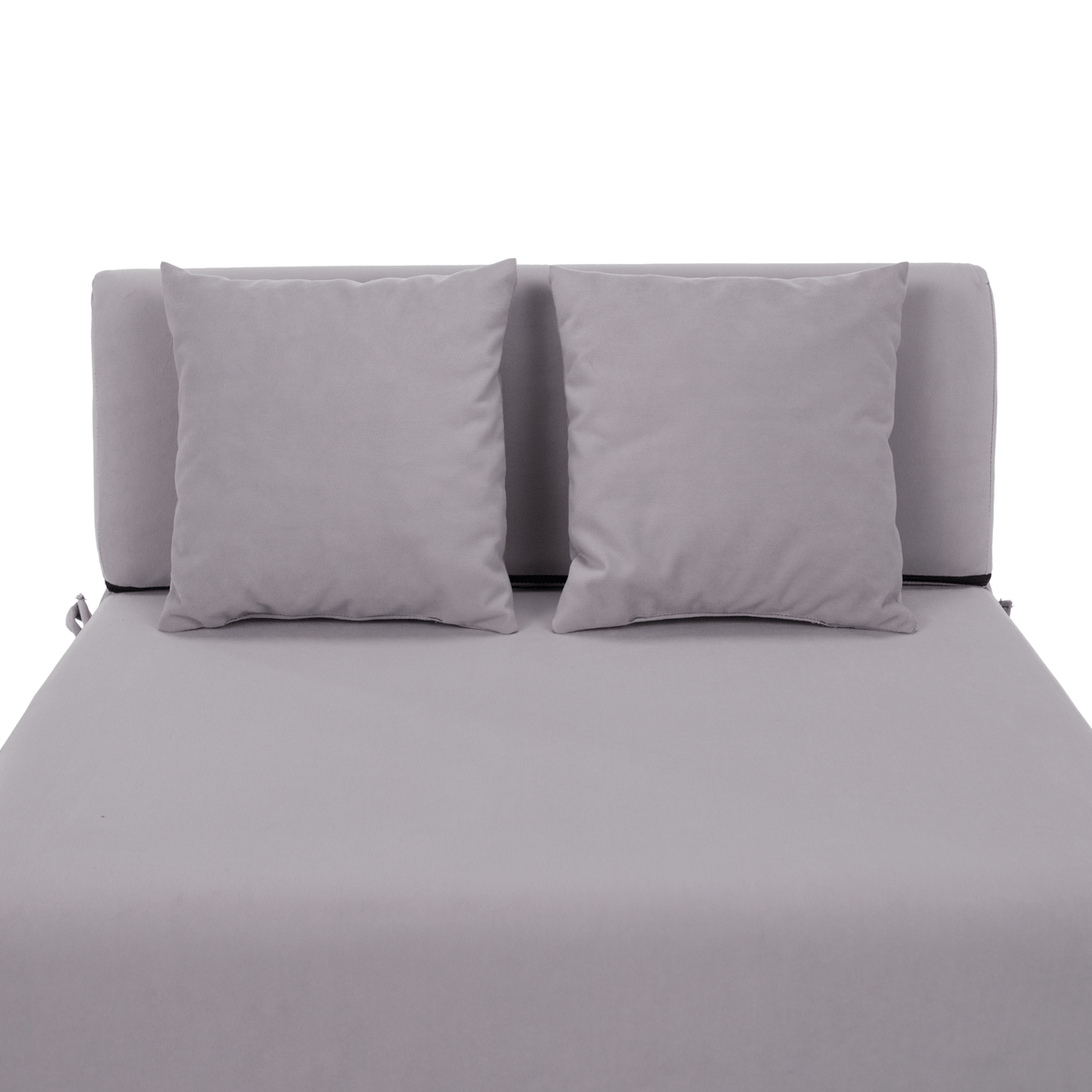 Saltea pliabilă/fotoliu extensibil, 2 in 1, gri deschis, PELOS Kondela