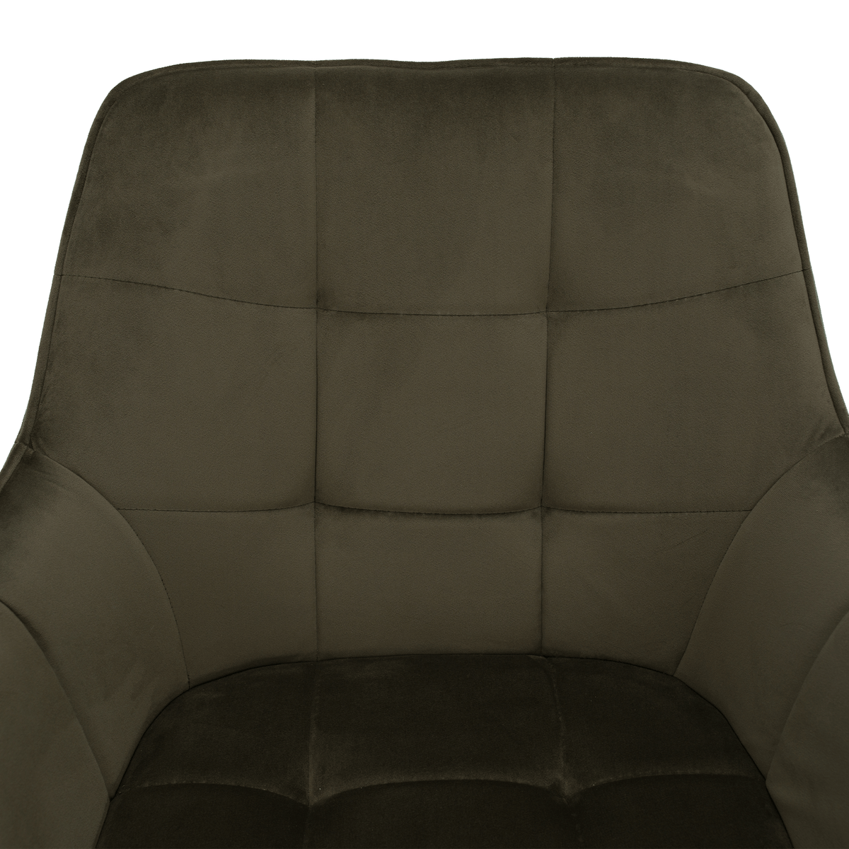 Scaun de design LECTOURE, Velvet verde/negru, țesătură Bluvel 77/metal, 58.5x62x84.5 cm Kondela