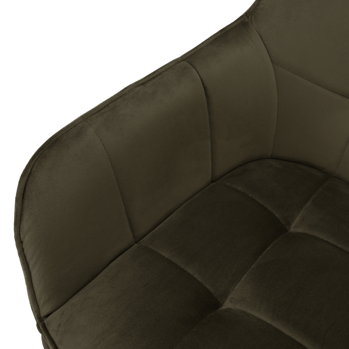 Scaun de design LECTOURE, Velvet verde/negru, țesătură Bluvel 77/metal, 58.5x62x84.5 cm Kondela