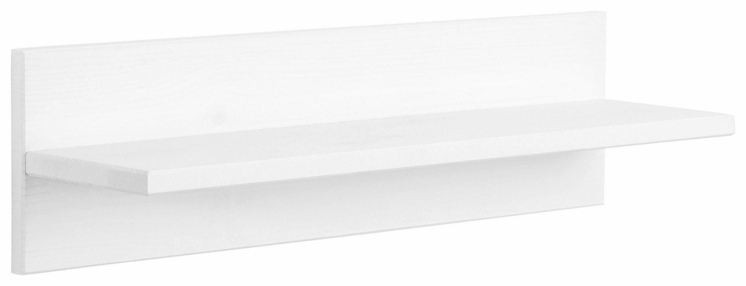 Polita Oslo, lemn masiv, 50 cm,Alb Arboteca