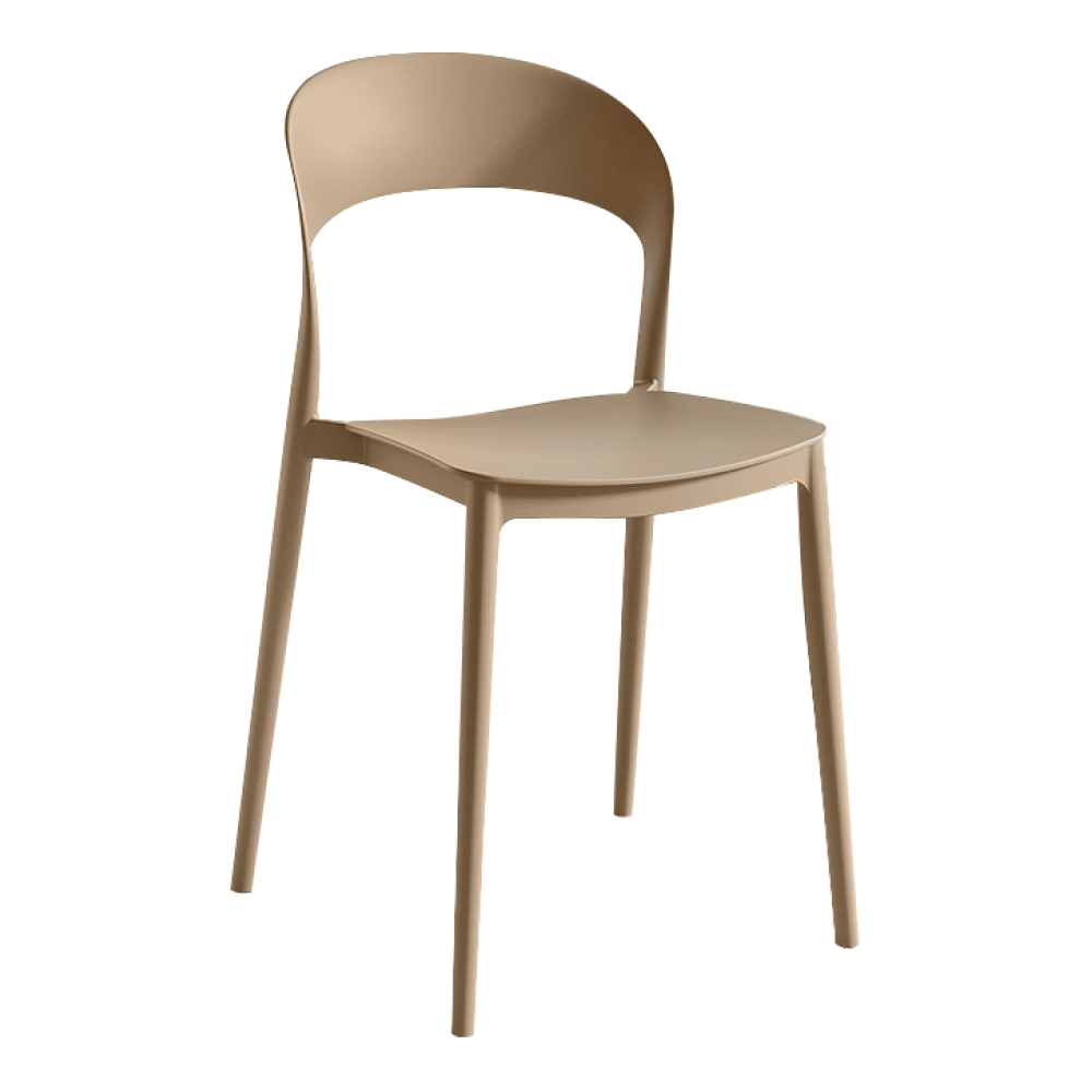 Scaun stivuibil XATIVA, bej, 44x47x77 cm Kondela