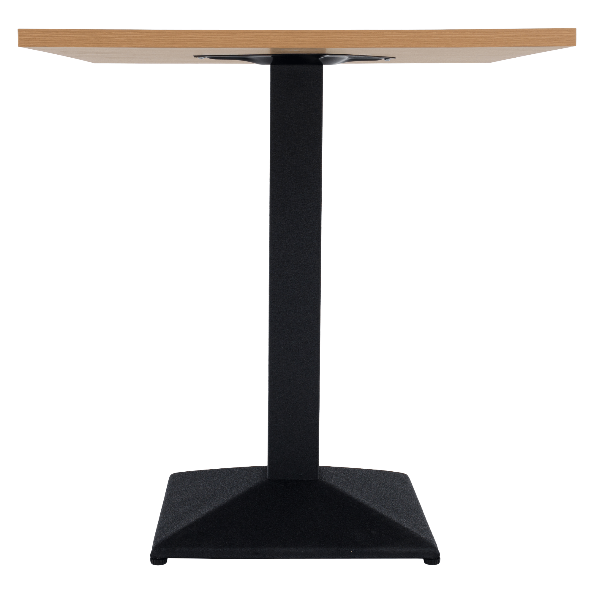 Masă de sufragerie bistro CERVIA TIP 1, stejar sonoma/negru, 70x70 cm, 70x70x75 cm Kondela