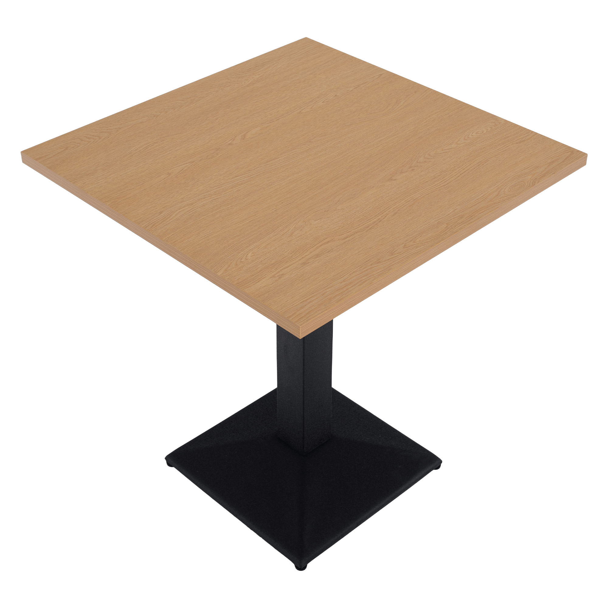 Masă de sufragerie bistro CERVIA TIP 1, stejar sonoma/negru, 70x70 cm, 70x70x75 cm Kondela