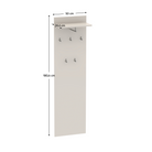 Panou cu umeraș AOSTA TIP 19, cașmir, 50x24.6x180.6 cm Kondela