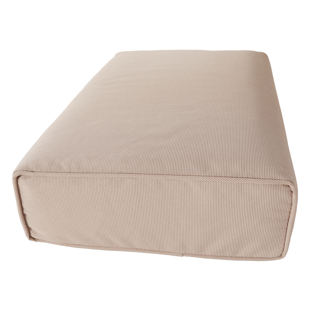 Set de grădină din rattan, 3 piese, maro/bej, RODEN Kondela