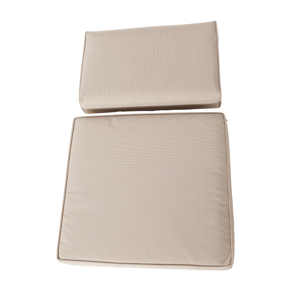 Set de grădină din rattan, 3 piese, maro/bej, RODEN Kondela
