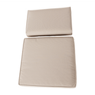 Set de grădină din rattan, 3 piese, maro/bej, RODEN Kondela