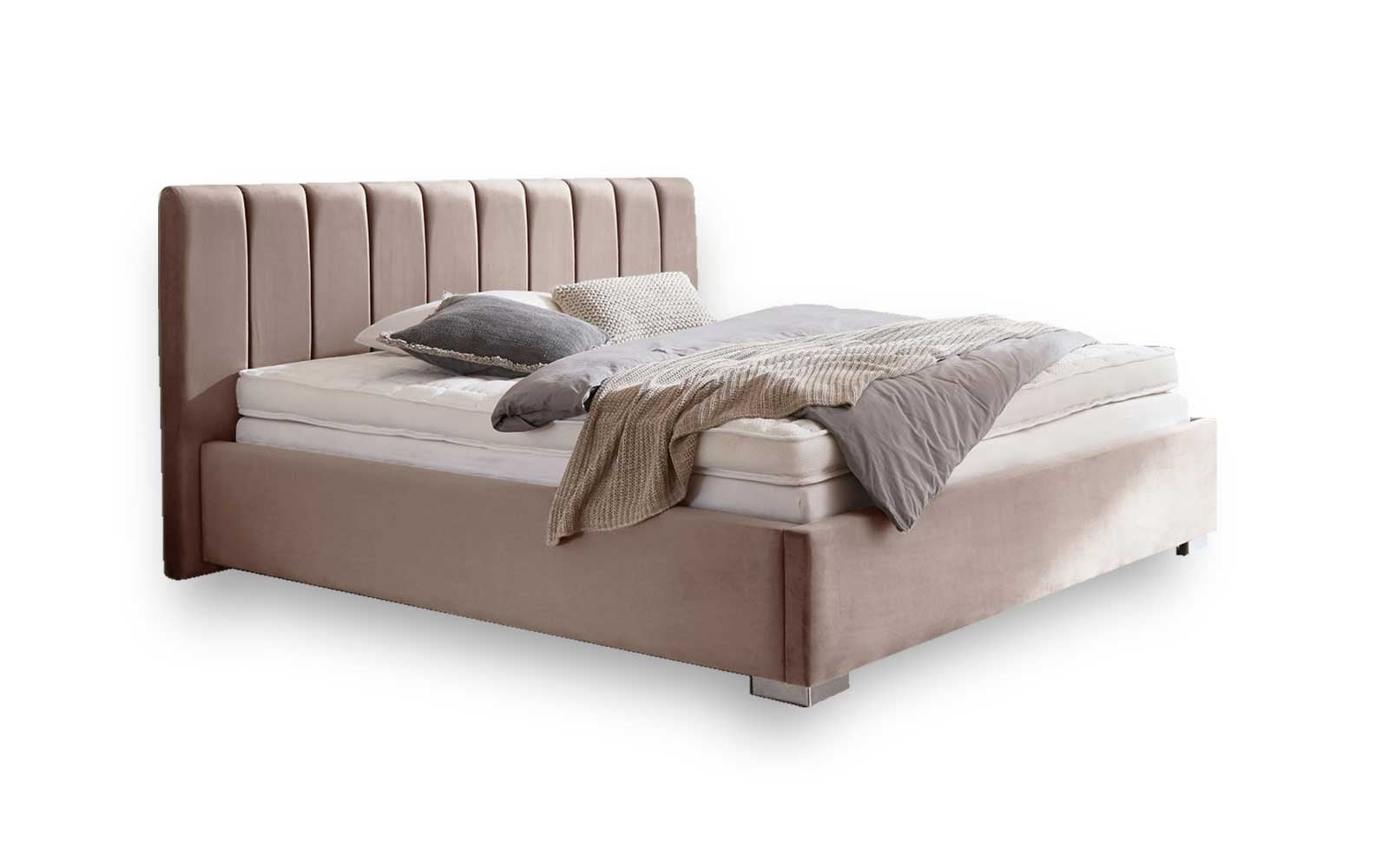 Pachet Pat + Saltea 120x200 Premium Single Swing-Bej Arboteca