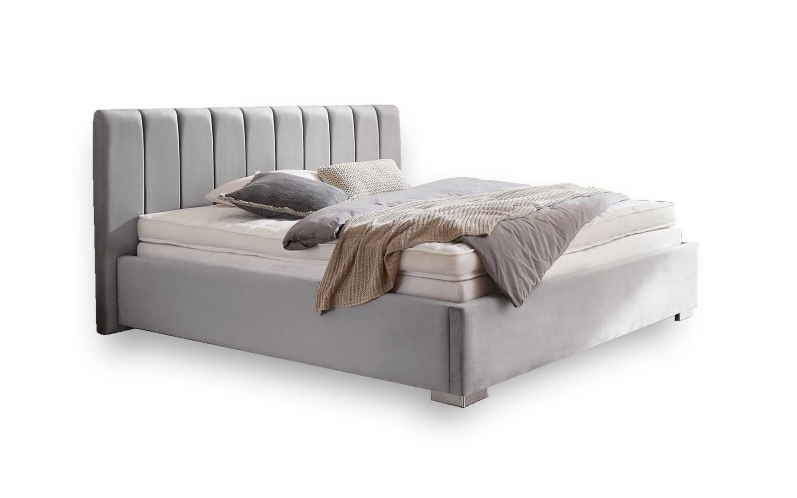 Pachet Pat + Saltea 160x200 Premium Double Swing-Gri Arboteca