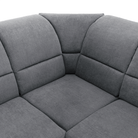 Colțar extensibil ARLES, material textil gri, pe dreapta Kondela