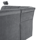 Colțar extensibil ARLES, material textil gri, pe dreapta Kondela