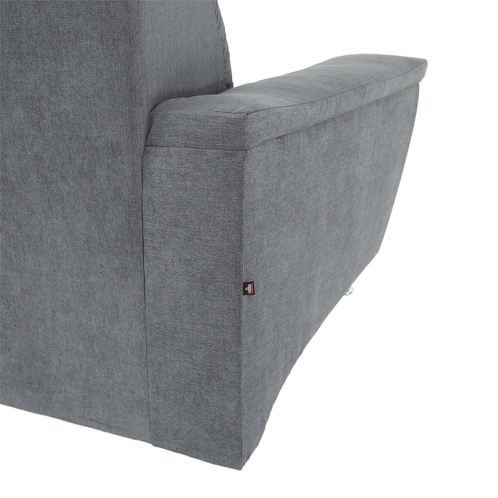 Colțar extensibil ARLES, material textil gri, pe dreapta Kondela