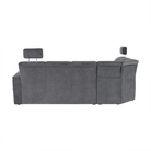 Colțar extensibil ARLES, material textil gri, pe dreapta Kondela