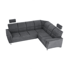 Colțar extensibil ARLES, material textil gri, pe dreapta Kondela