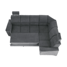 Colțar extensibil ARLES, material textil gri, pe dreapta Kondela