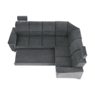Colțar extensibil ARLES, material textil gri, pe dreapta Kondela
