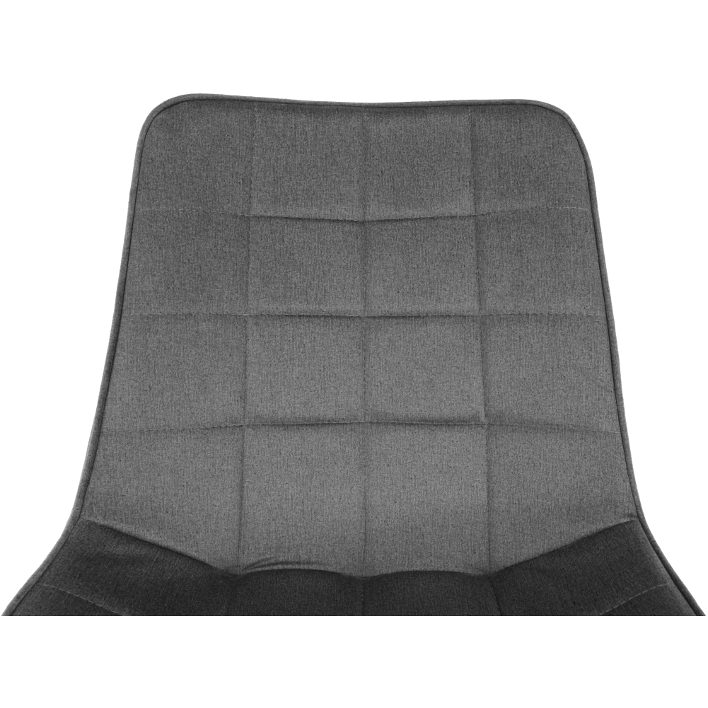 Scaun SIGUENZA, gri/negru, catifea/metal, 54x56x90 cm Kondela