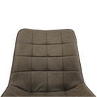 Scaun SIGUENZA, gri maroniu taupe/negru, catifea/metal, 54x56x90 cm Kondela