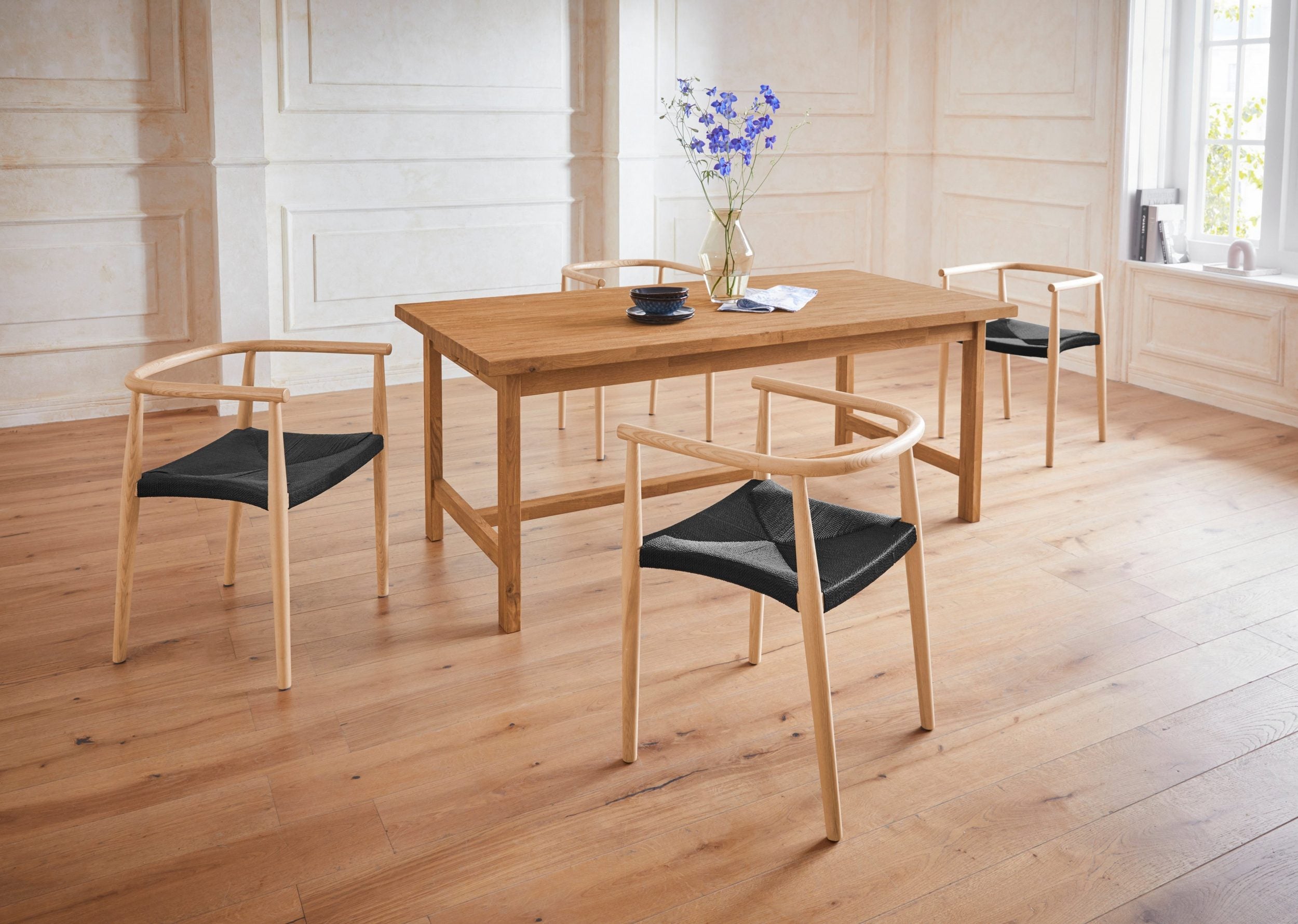 Set de patru scaune din lemn masiv Agatelo Arboteca