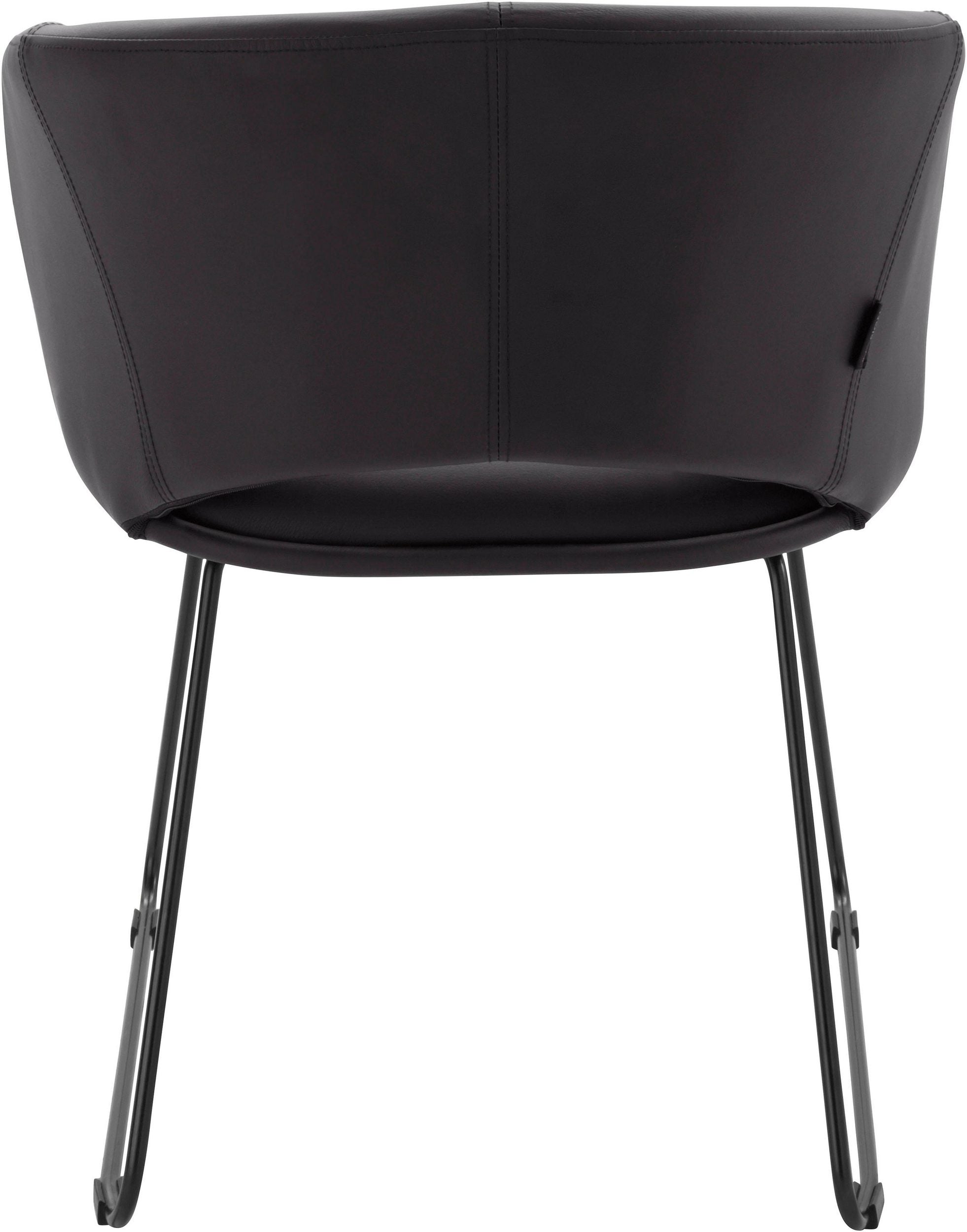 Scaun cu cotiere Plai, Negru Arboteca