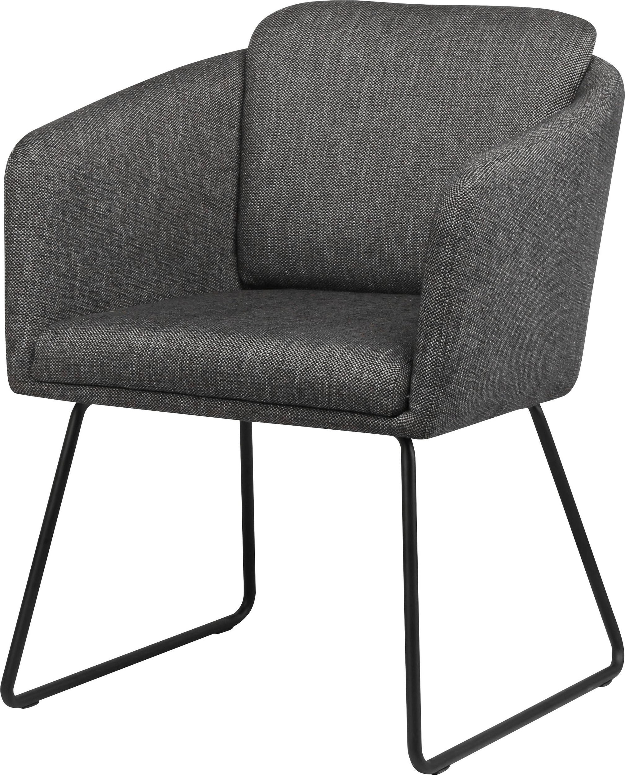 Scaun tapitat Spherly, Gri inchis Arboteca