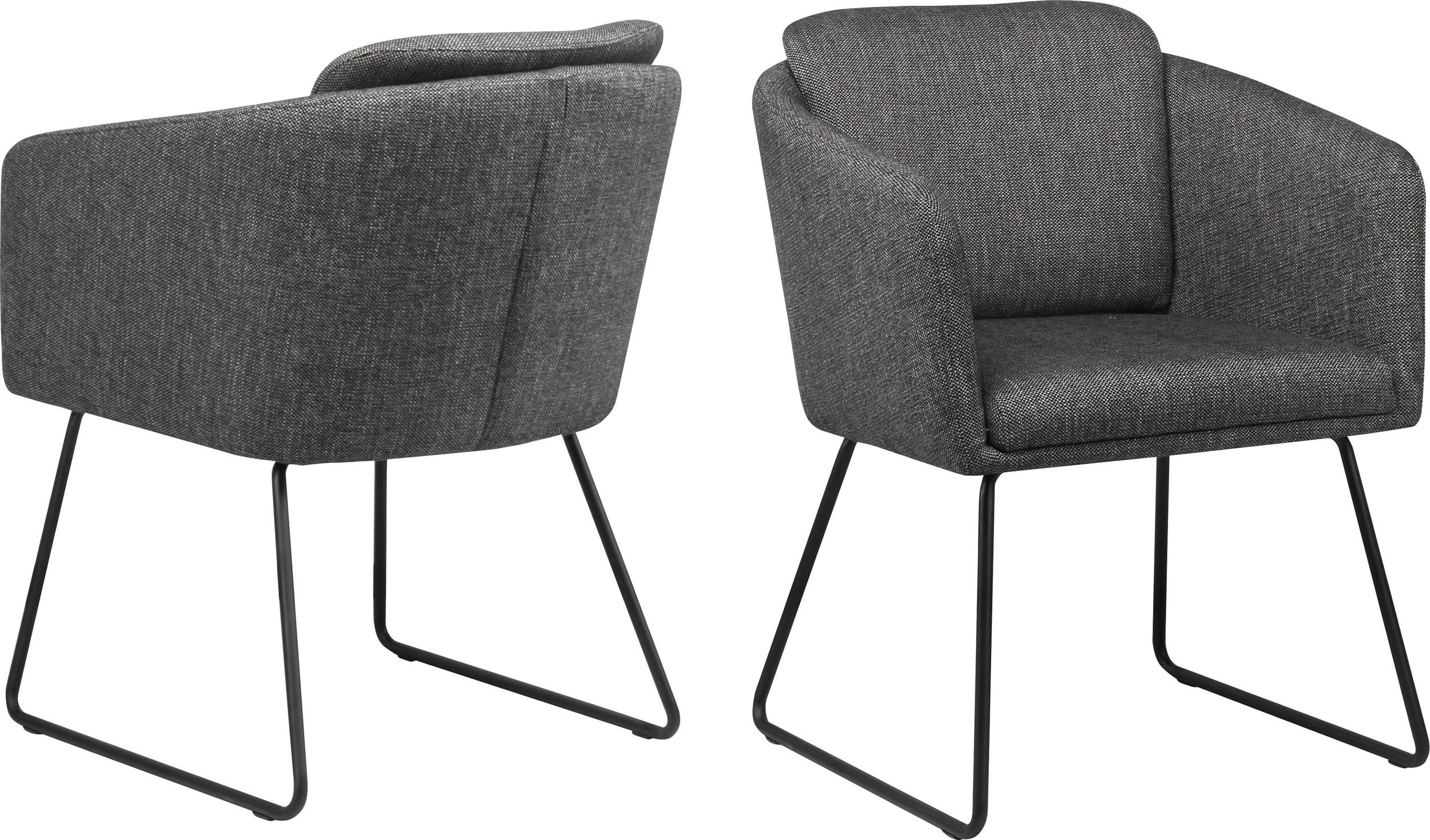 Scaun tapitat Spherly, Gri inchis Arboteca