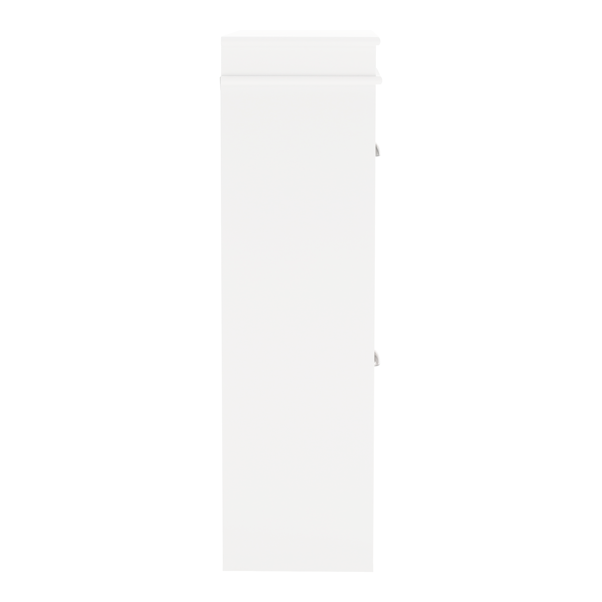 Pantofar SEBER TIP 1, 2 uși, alb/gri, 53,5 cm Kondela
