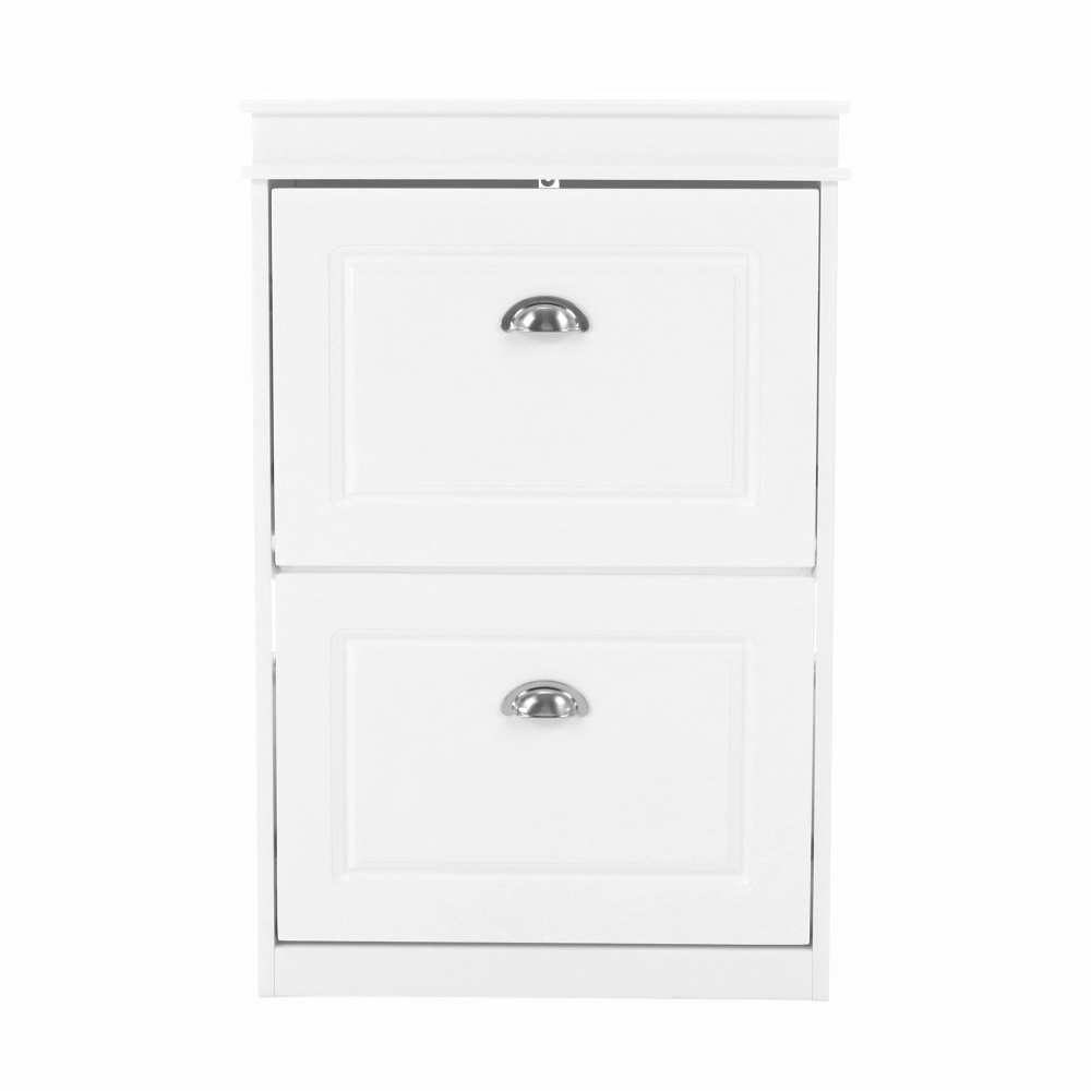 Pantofar SEBER TYP 1, 2 uși, alb, 53,5 cm Kondela