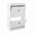 Pantofar SEBER TYP 1, 2 uși, alb, 53,5 cm Kondela
