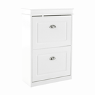 Pantofar SEBER TYP 1, 2 uși, alb, 53,5 cm Kondela