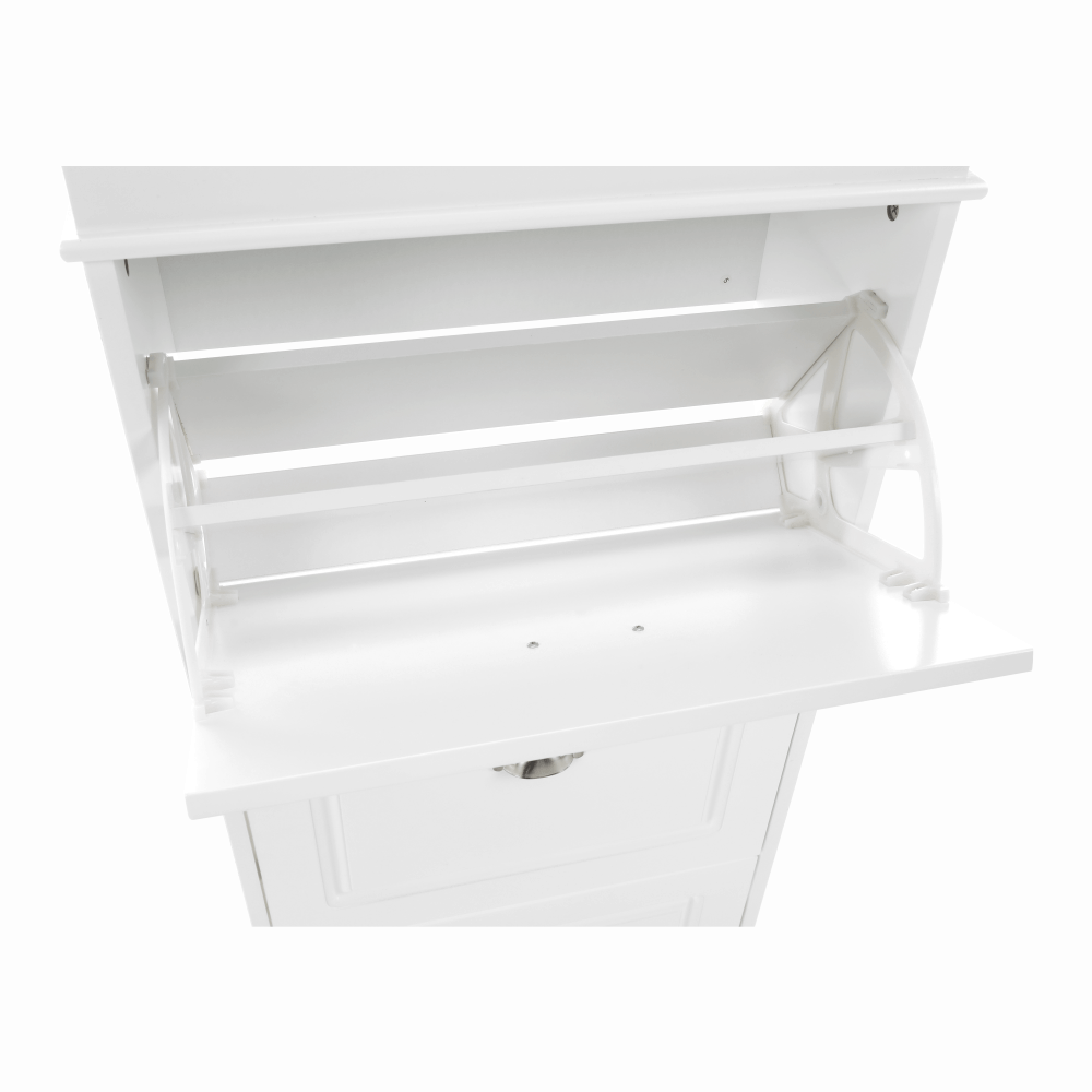 Pantofar SEBER TYP 2, 3 uși, alb, 53,5 cm Kondela