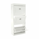 Pantofar SEBER TYP 2, 3 uși, alb, 53,5 cm Kondela