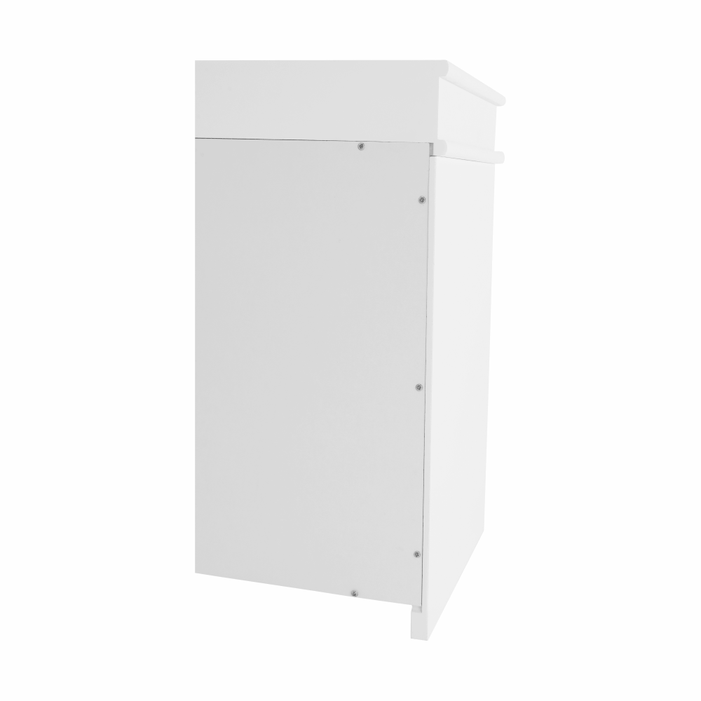 Pantofar SEBER TYP 4, 2 uși, alb, 104 cm Kondela