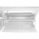 Pantofar SEBER TYP 5, 2 uși, alb, 105 cm Kondela
